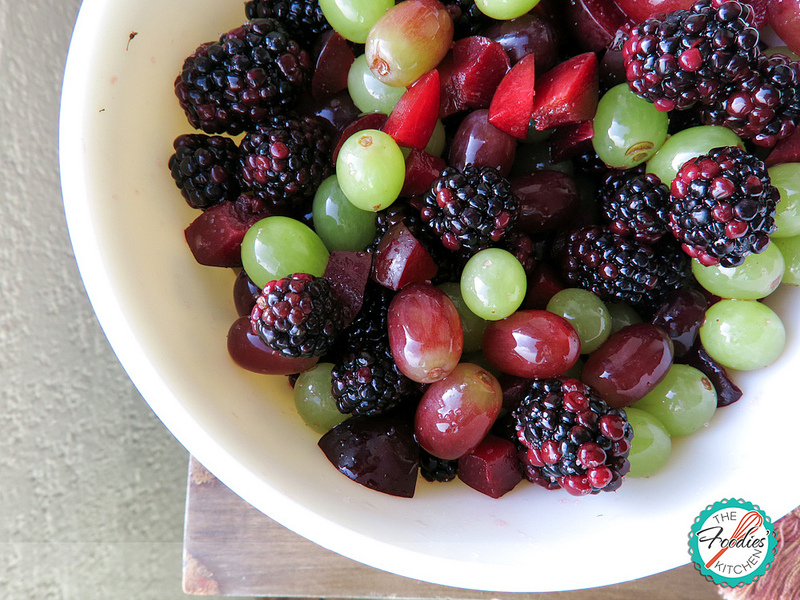 Blackberry & Grape Fruit Salad