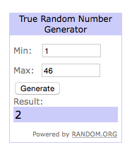 Winner Random-org