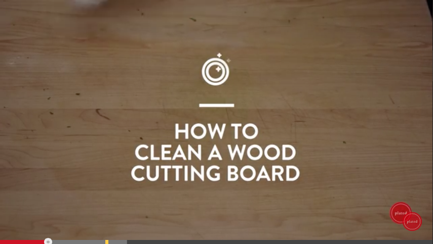 07 How to clean a wooden cutting board