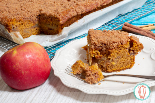 Apple & Pumpkin Crumble Coffee Cake