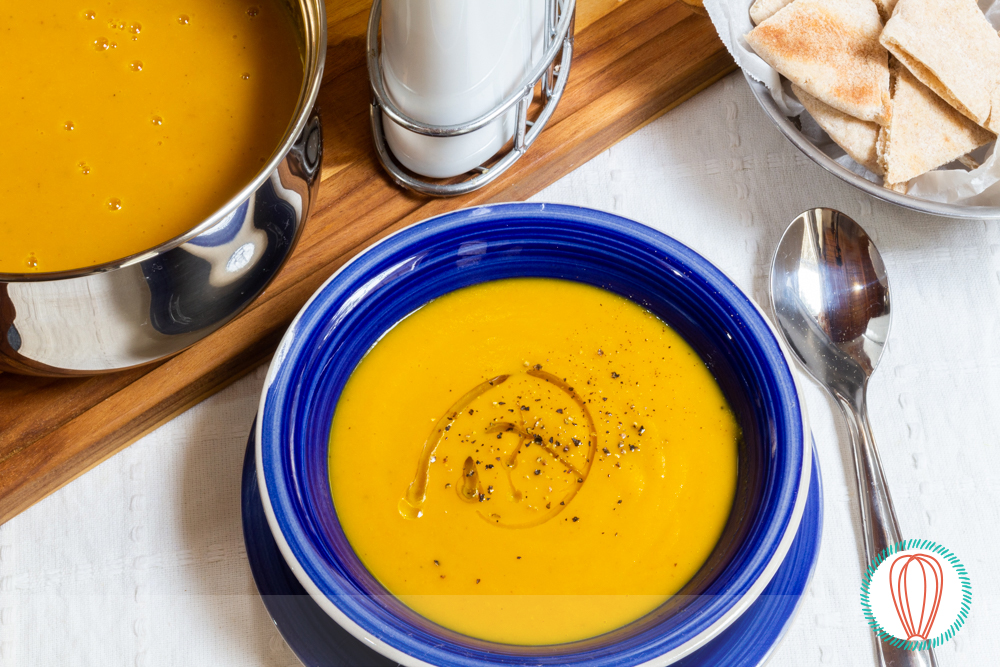 Sopa de Camote & Zanahorias Asadas - The Foodies' Kitchen