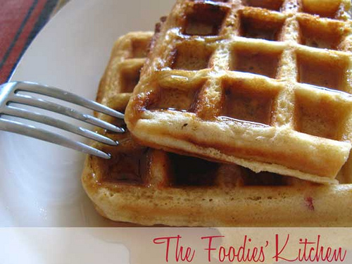 Waffles de Tocino & Azúcar Morena - The Foodies' Kitchen