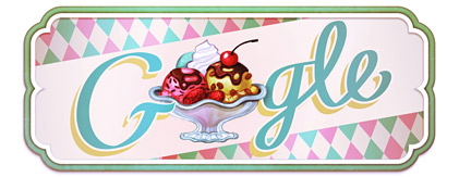 Google Logo Ice Cream Sunday